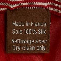 مملوكة مسبقًا وشاح هيرميس حرير ديلا كافاليريا أحمر