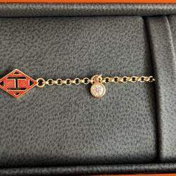 مملوكة مسبقًا Hermes Ex-Libris Bracelet Rose Gold XS Size