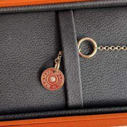 مملوكة مسبقًا Hermes Ex-Libris Bracelet Rose Gold XS Size