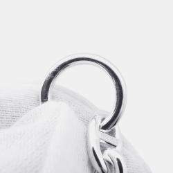 مملوكة مسبقًا سوار هيرميس شاين دانكر 14 إطار مقاس صغير فضي 925