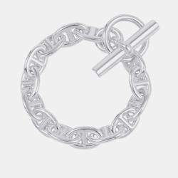 مملوكة مسبقًا سوار هيرميس شاين دانكر 14 إطار مقاس صغير فضي 925