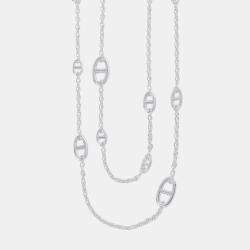 Pre Owned Hermes Farandole Long Necklace Size 120 Sv925