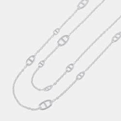 Pre Owned Hermes Farandole Long Necklace Size 120 Sv925