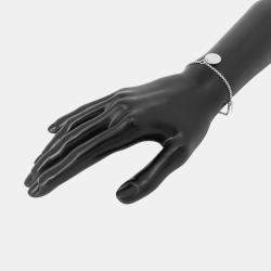 Pre Owned Hermes Ex Libris Bracelet Size Pm/Shh 00Sh Sv925 K18Pg