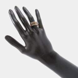 مملوكة مسبقًا Hermes Chaine D'Ancre Divine Ring Size 51 / 11 PM 00051 18K Pink Gold