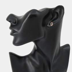 مملوكة مسبقًا Hermes Chaine D'Ancre Stud Earrings 18K Pink Gold