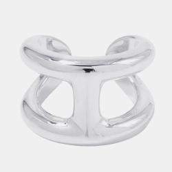 Pre Owned خاتم هيرمس أوزموز مقاس متوسط EU 53 فضة 925