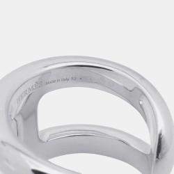 Pre Owned خاتم هيرمس أوزموز مقاس متوسط EU 53 فضة 925