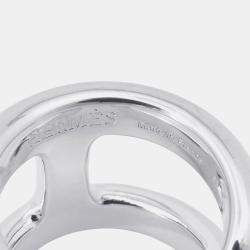 مملوكة مسبقًا Hermes Osmoz Ring Size GM EU 53 Silver 925