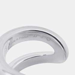 مملوكة مسبقًا Hermes Osmoz Ring Size GM EU 53 Silver 925