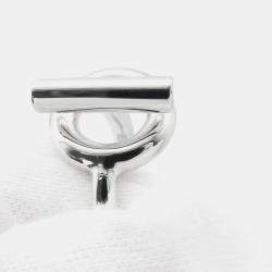 Pre Owned Hermes Echappee Silver 925 Ring MM EU 51 