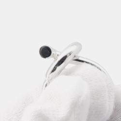 Pre Owned Hermes Echappee Silver 925 Ring MM EU 51 