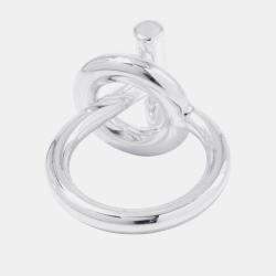 Pre Owned Hermes Echappee Silver 925 Ring MM EU 51 