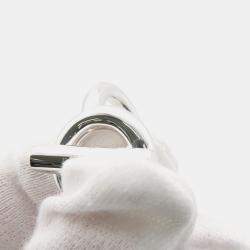 مملوكة مسبقًا Hermes Croisette Silver 925 Ring Size GM EU 52