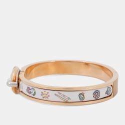 مملوكة مسبقًا قطعة هيرمس ميني كليك شين دانكر أيس كريم ياسمين معدن إيناميل