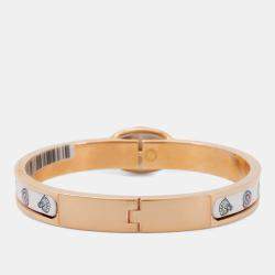 مملوكة مسبقًا قطعة هيرمس ميني كليك شين دانكر أيس كريم ياسمين معدن إيناميل