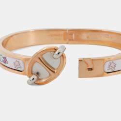 مملوكة مسبقًا قطعة هيرمس ميني كليك شين دانكر أيس كريم ياسمين معدن إيناميل