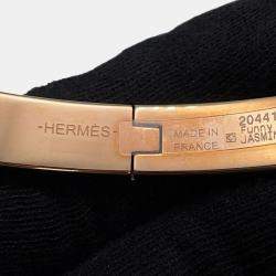 مملوكة مسبقًا قطعة هيرمس ميني كليك شين دانكر أيس كريم ياسمين معدن إيناميل