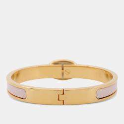 Pre Owned سلسلة هيرمس مينى كليك شان انكر مينا معدن كندر وردي