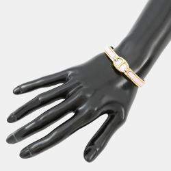 Pre Owned سلسلة هيرمس مينى كليك �شان انكر مينا معدن كندر وردي