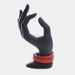 Pre Owned سوار هيرمس ميني كيلي مزدوج جولة روج دو كور