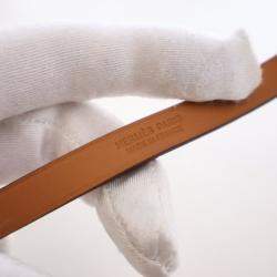 Pre Owned سوار هيرمس ميني كيلي مزدوج جولة روج دو كور