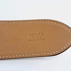 مملوكة مسبقًا حزام هيرمس جلد بني