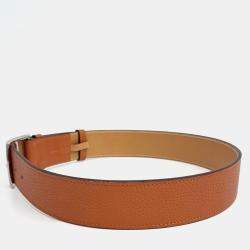 مملوكة مسبقًا حزام هيرمس جلد بني