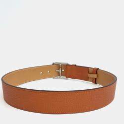 مملوكة مسبقًا حزام هيرمس جلد بني
