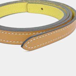 Pre Owned حزام جلد بني هيرمس