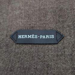 مملوكة مسبقًا Hermes Brown, Cream Cashmere Muffler