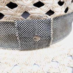 Pre Owned قبعة قش هيرميج بيج