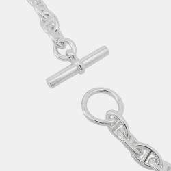 مملوكة مسبقًا Hermes Chaine D'Ancre Necklace Pm 43 Links Size Pm Sv925