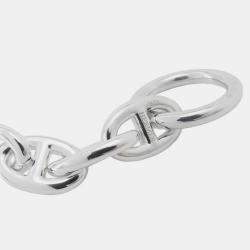 مملوكة مسبقًا Hermes Chaine D'Ancre Necklace Pm 43 Links Size Pm Sv925