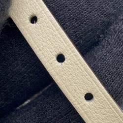 مملوكة مسبقًا Hermes Pop H Double Tour Leather Bracelet Size T2 Nata Swift Leather