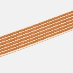 Pre Owned Hermes Sangle Cordage Bag Shoulder Strap New Ecru/Gold Canvas