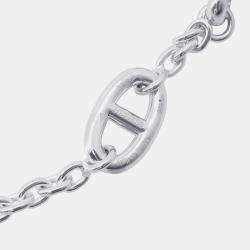 مملوكة مسبقًا قلادة هيرمس شين دانكر س.ف.925 فاراندول حجم 63 بوصة