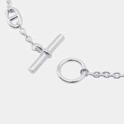 مملوكة مسبقًا قلادة هيرمس شين دانكر س.ف.925 فاراندول حجم 63 بوصة