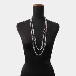 مملوكة مسبقًا قلادة هيرمس شين دانكر س.ف.925 فاراندول حجم 63 بوصة