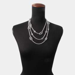 مملوكة مسبقًا قلادة هيرمس شين دانكر س.ف.925 فاراندول حجم 63 بوصة