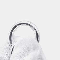 مملوكة مسبقًا سوار هيرمس شين دانكر 10 إطارات حجم كبير جدًا فضة 925