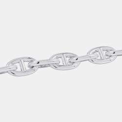 مملوكة مسبقًا سوار هيرمس شين دانكر 10 إطارات حجم كبير جدًا فضة 925