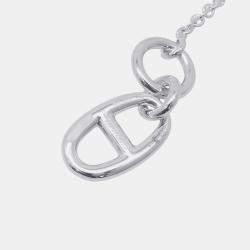 Pre Owned قلادة هيرمس شاين دانكر أموليت SV925