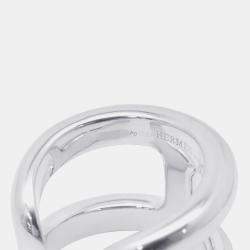 Pre Owned Hermes Osmoz Ring Size Gm/53 Sv925