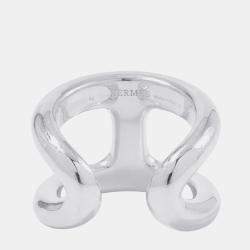 Pre Owned Hermes Osmoz Ring Size Gm/53 Sv925