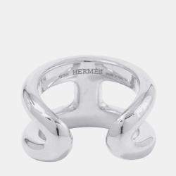 Pre Owned Hermes Osmoz Ring Size Pm/54/#14 Sv925