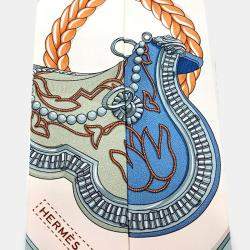 Pre Owned هيرميس تويلي حرير متعدد الألوان