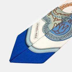 Pre Owned هيرميس تويلي حرير متعدد الألوان