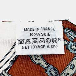 Pre Owned هيرميس تويلي حرير متعدد الألوان