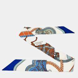 Pre Owned هيرميس تويلي حرير متعدد الألوان